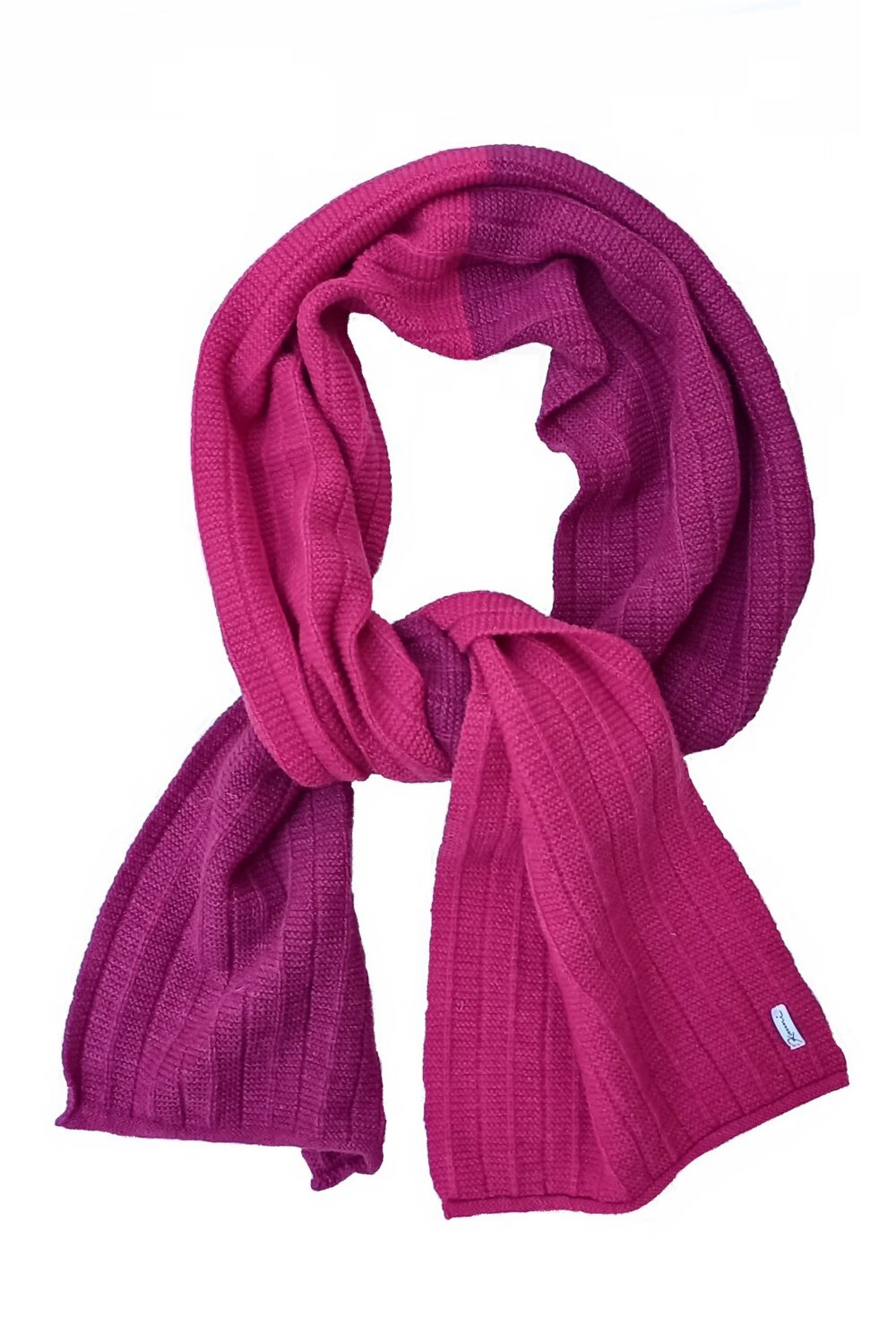 Multicolor scarf with texturized pattern - Image 1