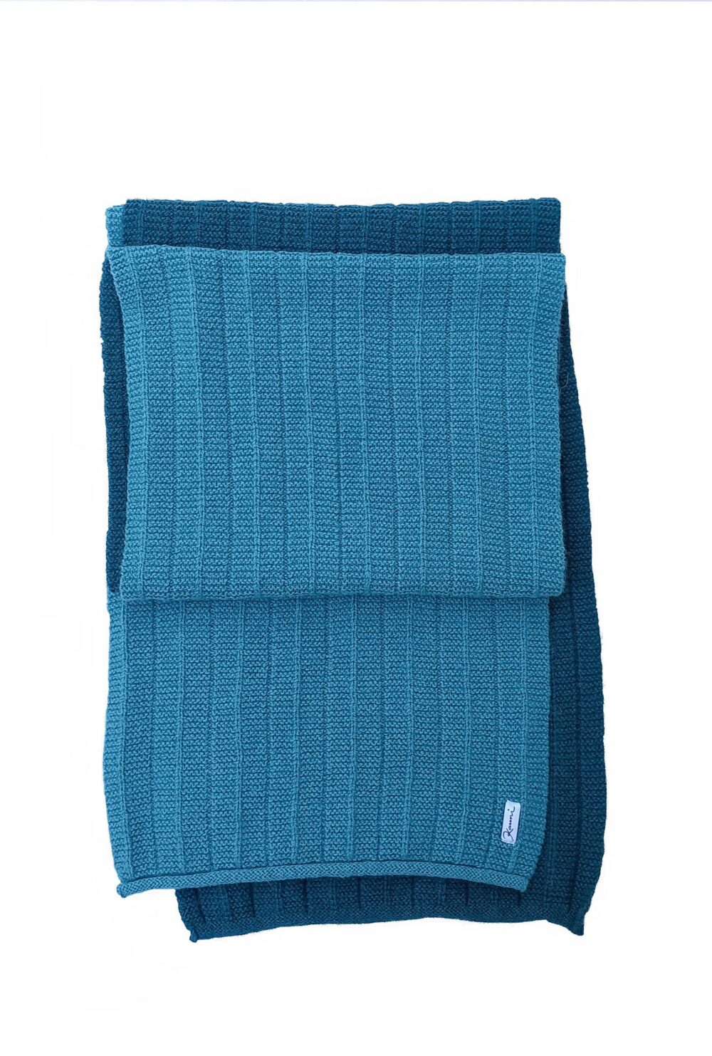 Multicolor scarf with texturized pattern - Image 3